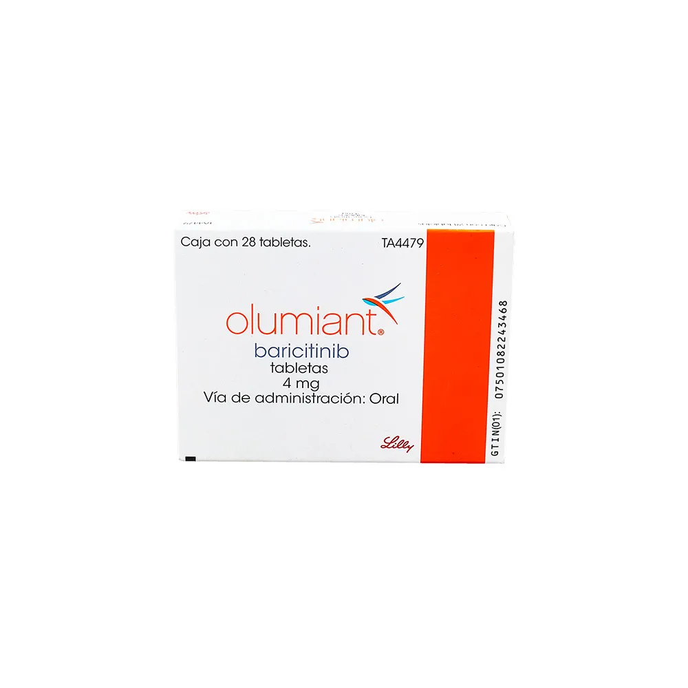 OLUMIANT 4 MG TAB OLUMIANT 4 MG TAB LABORATORIO ELI LILLY - Imagen 1